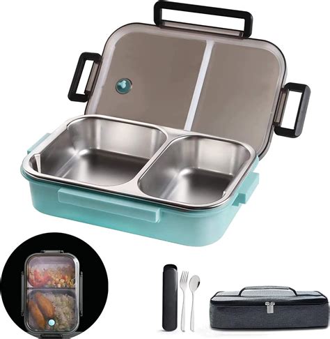 bed bath and beyond stainless steel lunch box|Triple Layer Portable Lunch Box .